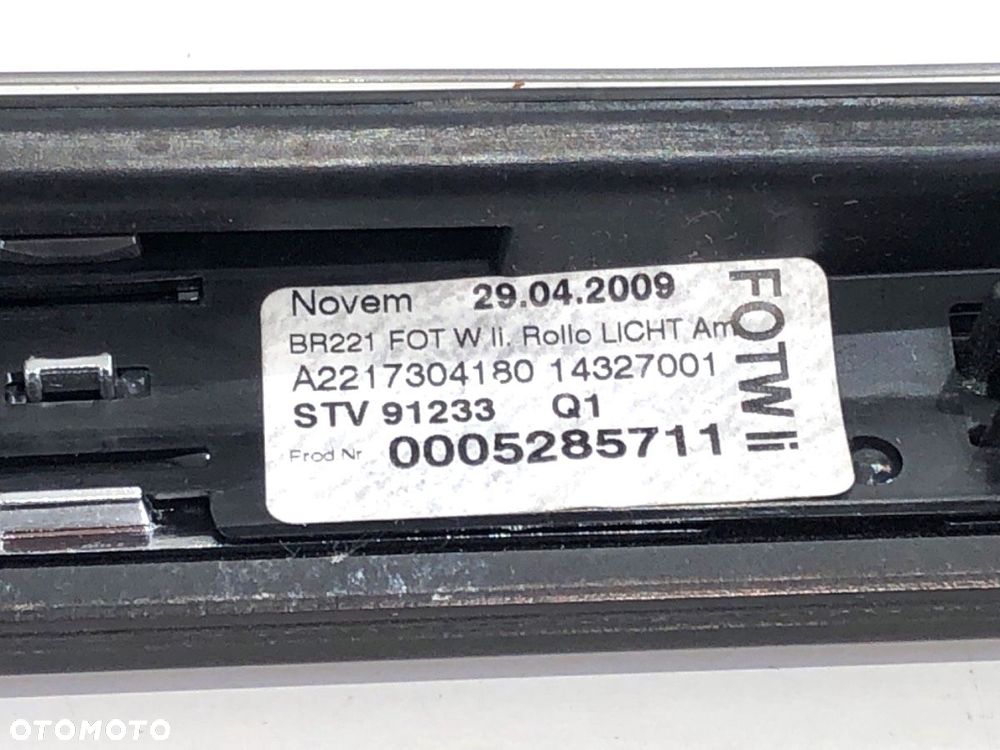 LISTWY DEKOR  MERCEDES-BENZ KLASA S (W221) 2005 - 2013 S 400 Hybrid (221.095, 221.195) 205 kW [279 - 18