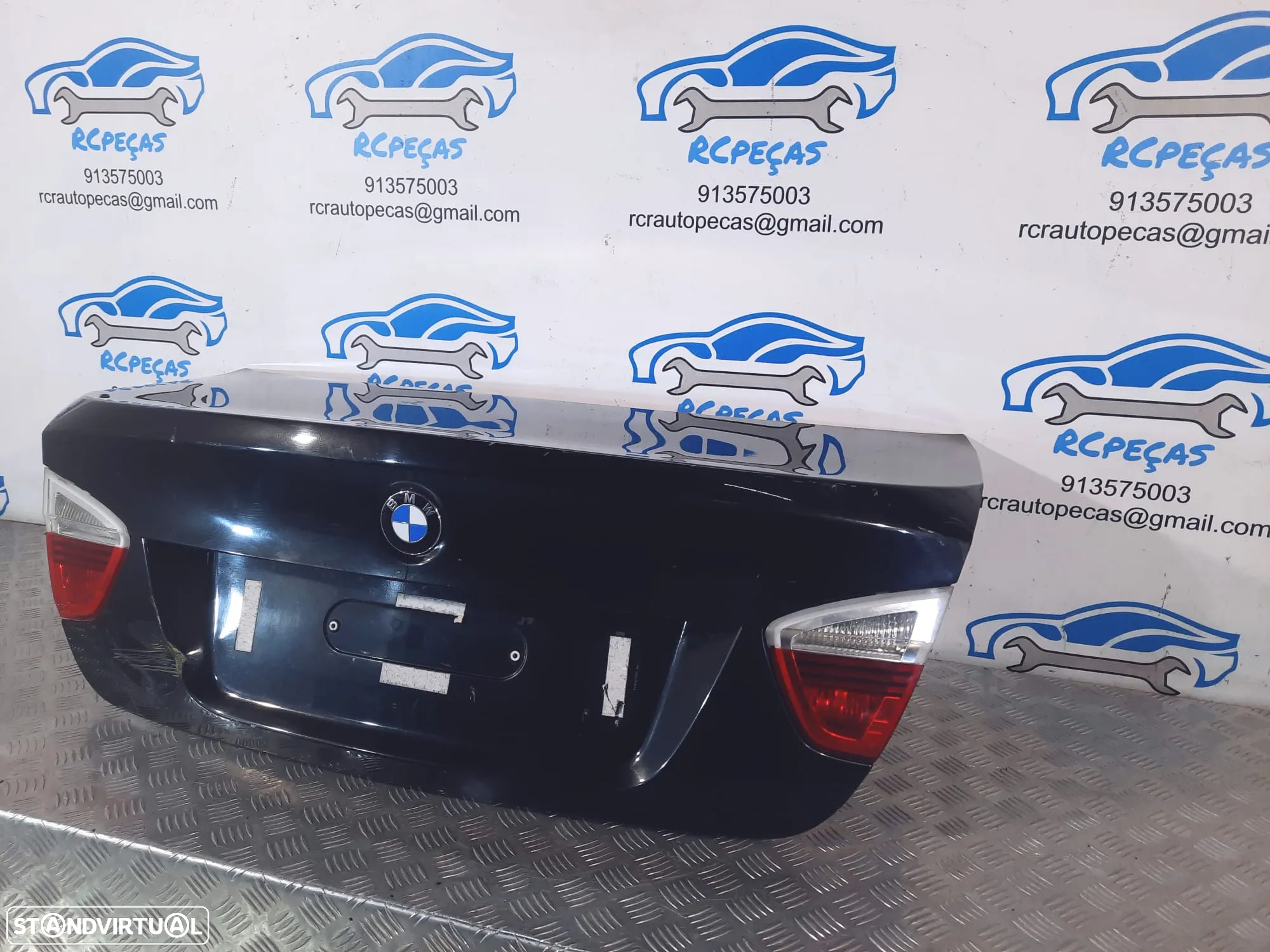 PORTA TAMPA MALA BMW SERIE 3 E90 41627151491 7151491 FECHO PUXADOR LUZ 3º STOP - 4