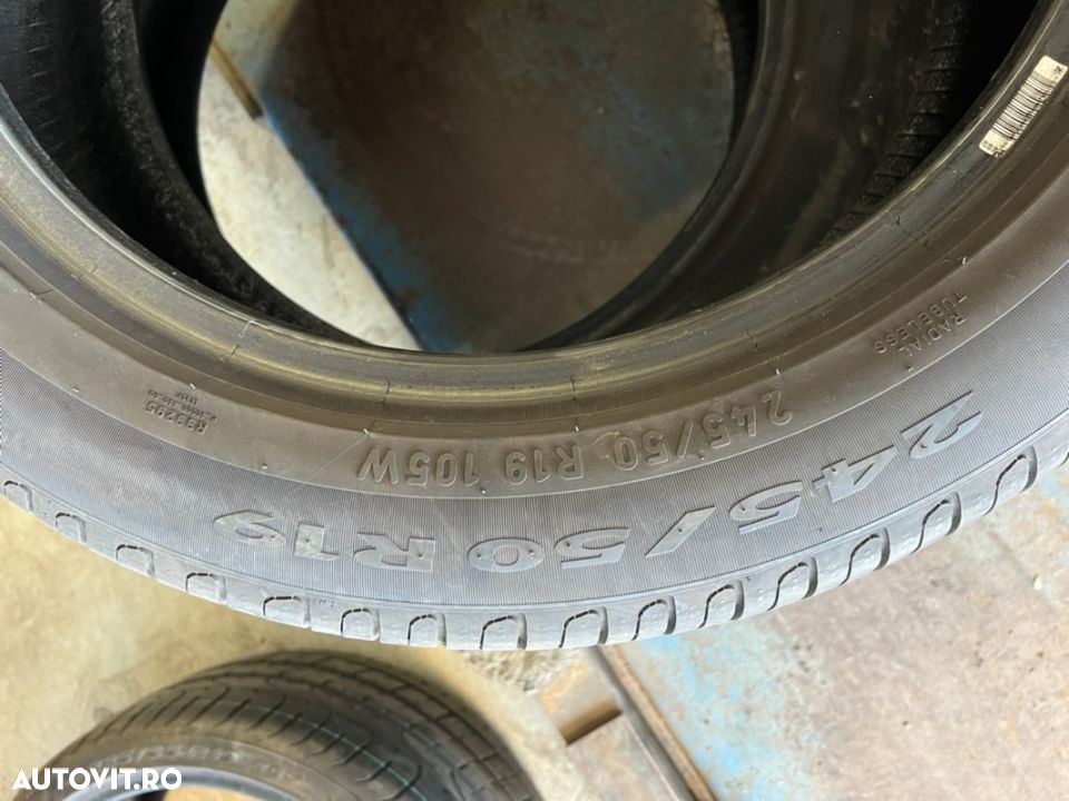 vand 2 anvelope 245/50/19 pirelli runflat de vară ca noi - 4