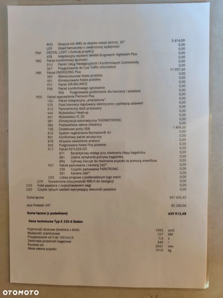 Mercedes-Benz Klasa E 220 d mHEV AMG 9G-Tronic - 28