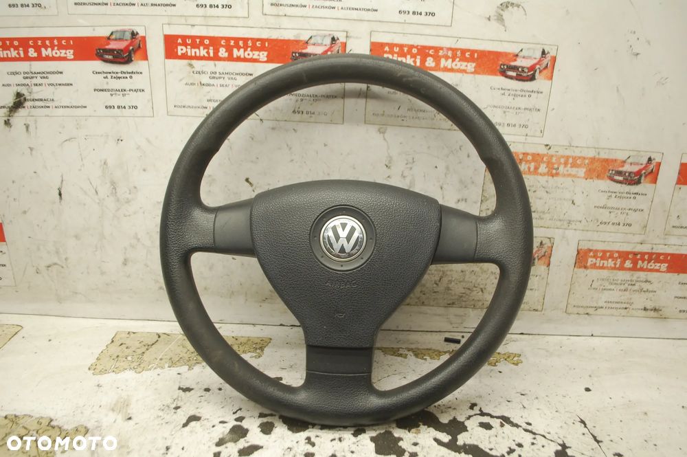 KIEROWNICA + PODUSZKA AIRBAG 6Q0419091T 6Q0880201AC VW POLO IV 9N3 LIFT - 1