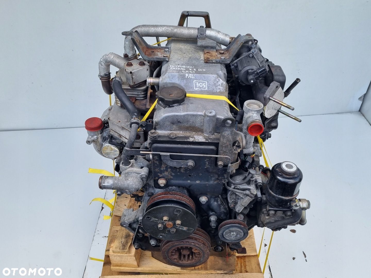 SILNIK KOMPLET Mitsubishi Pajero III 3.2 DID 154tyś 4M41 - 1