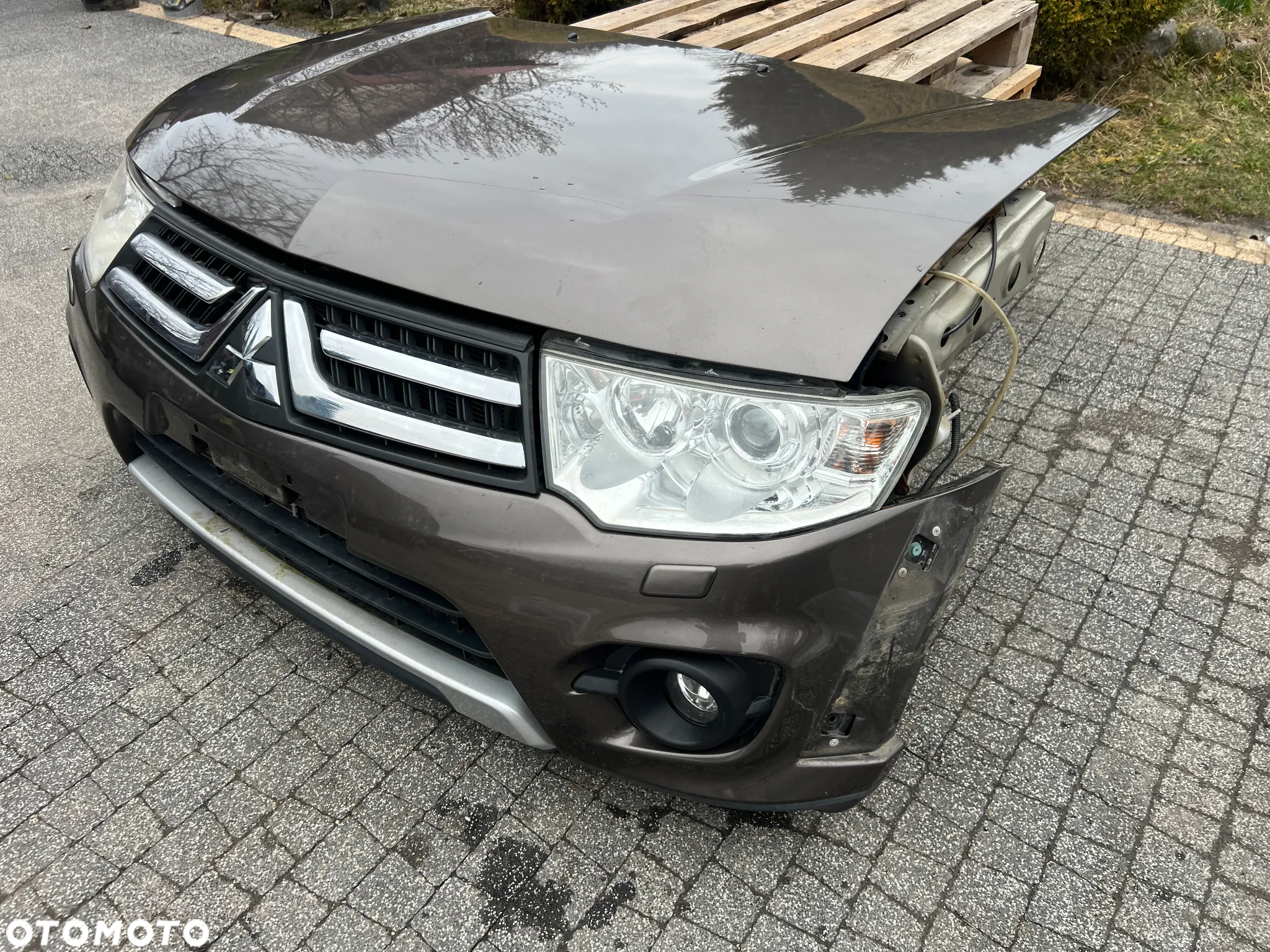 PRZÓD KOMPLETNY ZDERZAK PAS MASKA MITSUBISHI L200 LIFT C06 -2015r - 5