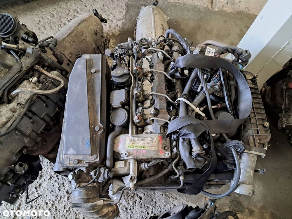 mercedes-benz clk w209 2.2 cdi silnik kompletny 646966 układ wtryskowy