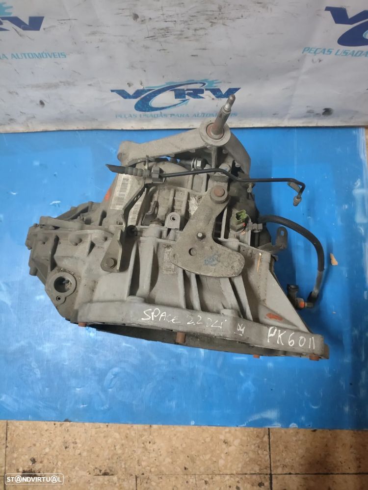 Caixa de velocidades Renault Espace IV 2.2 Dci 16 V 150Cv 6 Vel. 2004 Ref: Pk6 011 - 1