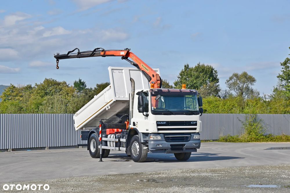 DAF CF 75.310 * Wywrotka 4,30 m + PK 11001 - KA * STAN BDB - 2