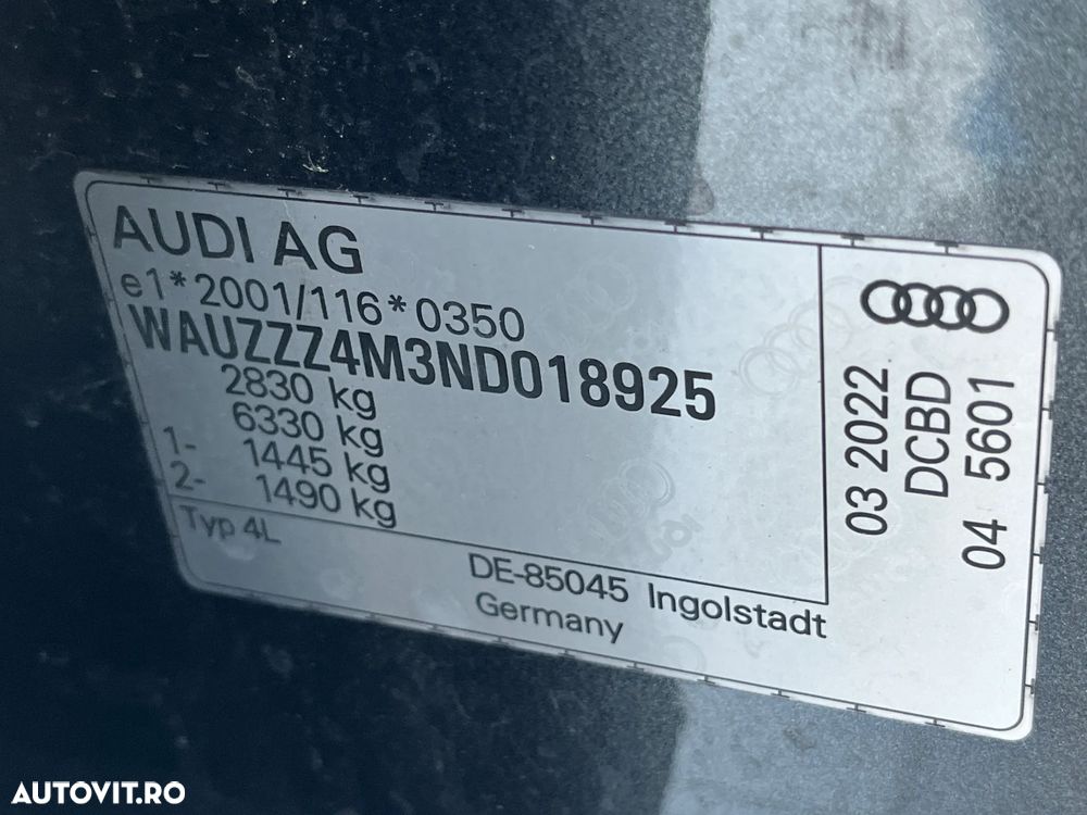 Audi Q7 3.0 55 TFSI quattro Tiptronic MHEV S Line - 31
