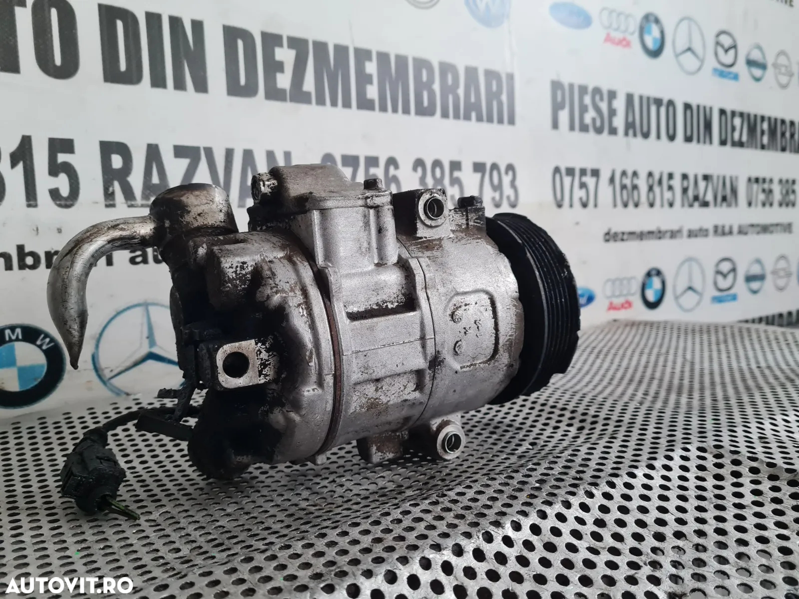 Compresor Clima Aer Conditionat AC Vw Polo 6R Skoda Fabia 2 Praktik Roomster Seat Ibiza Dupa 2008 F - 4