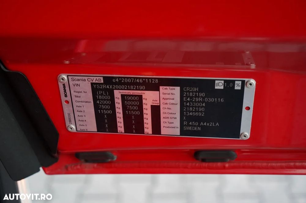 Scania R 450 / 100% ANVELOPE / 2021 - 36