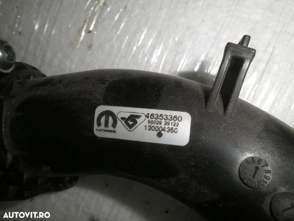 Tub intercooler + senzor presiune aer Jeep Compass 2 Renegade, Alfa Romeo Tonale, 1.5 Hybrid 46353360 46342571 - 2