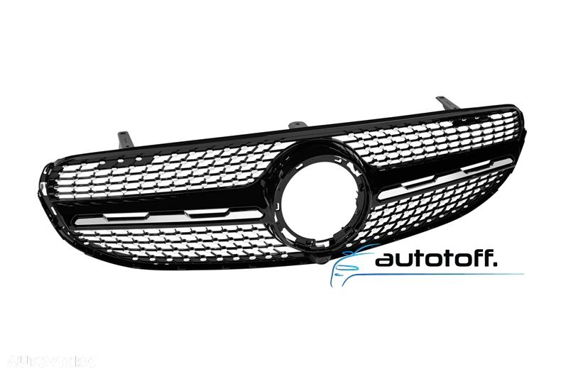 Grila Mercedes GLC X253 C253 Facelift compatibila cu GLC Standard (20-22) Diamond Design - 2