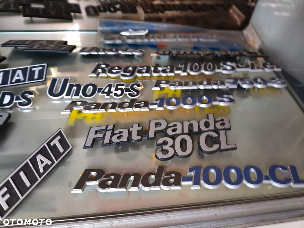 EMBLEMATY FIAT LANCIA 126 125 127 131 uno panda ritmo 1100 1500 prisma oraz inne.... - 2