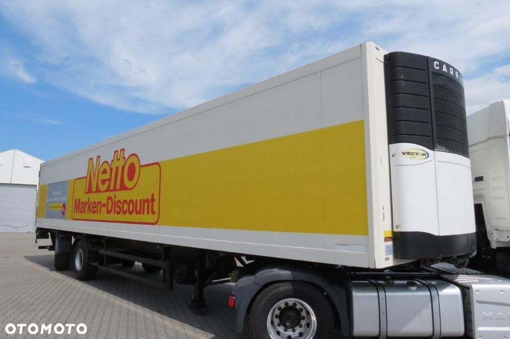Schmitz Cargobull NACZEPA CHŁODNIA OŚ SKRĘTNA AGREGAT CARRIER VECTOR 1850 TYLKO 7200 MTG!!! SPROWADZONA Z DE SCHMITZ ROHR - 9
