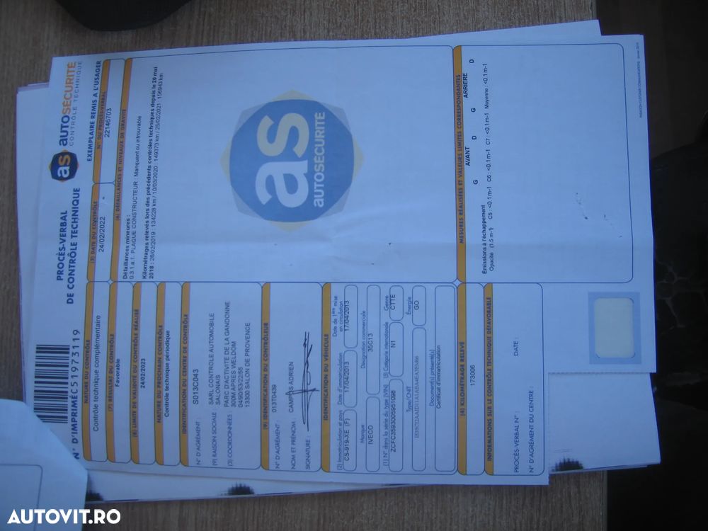 Iveco DAILY 35 C 13 ,  7 LOC. BASCULABIL , CLIMA . - 22