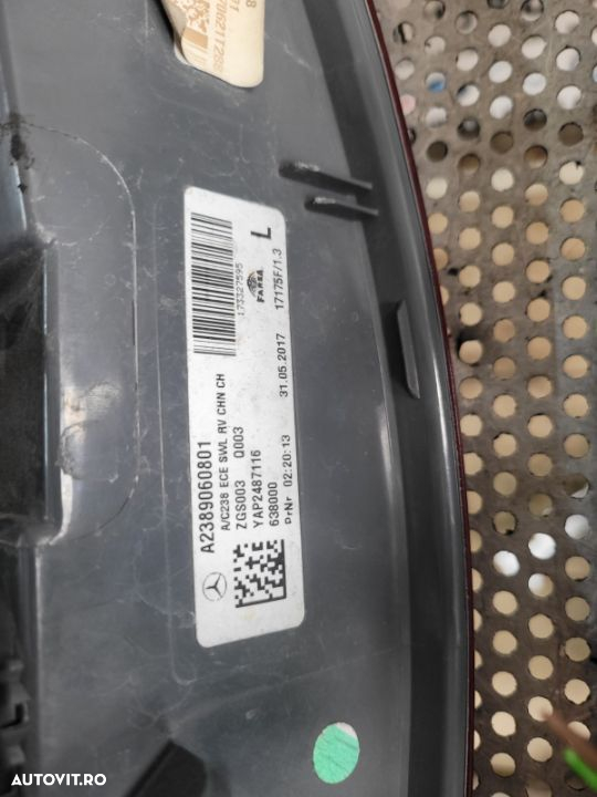 Stopuri Lampa Stop Tripla Stanga Dreapta Aripa Mercedes E Class Coupe Cabrio AMG W238 A238 C238 - 7