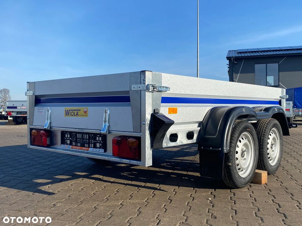 Wiola DOSTAWA Przyczepka KRAKUS+ wym. 252x132x38 Przyczepa dwuosiowa SPAWANA niehamowana SOLIDNA kat.B! - 14
