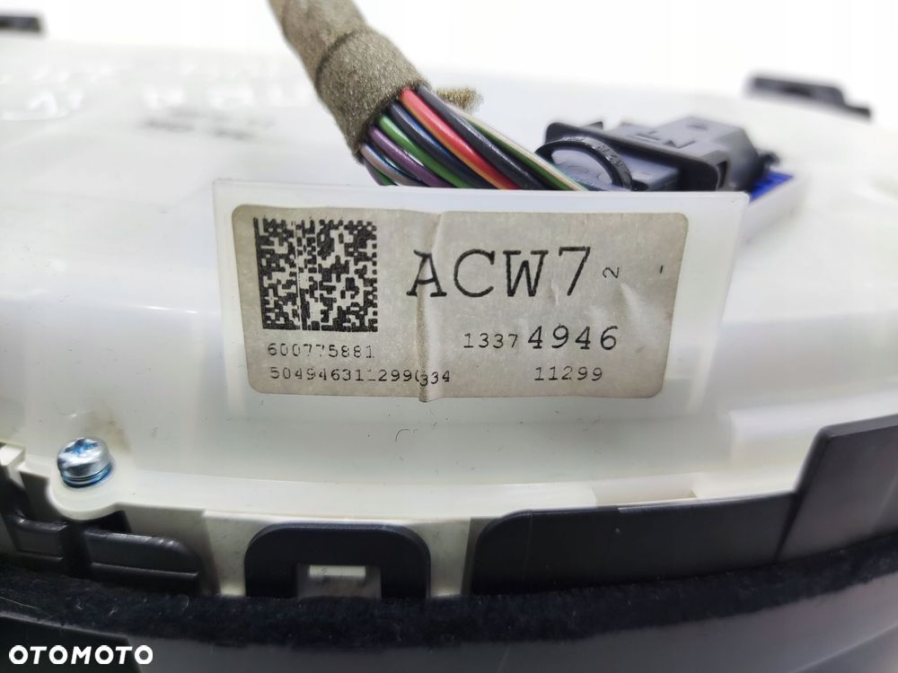 licznik opel astra iv j 1.4 turbo 13374946 2012-2017 lift europa - 6