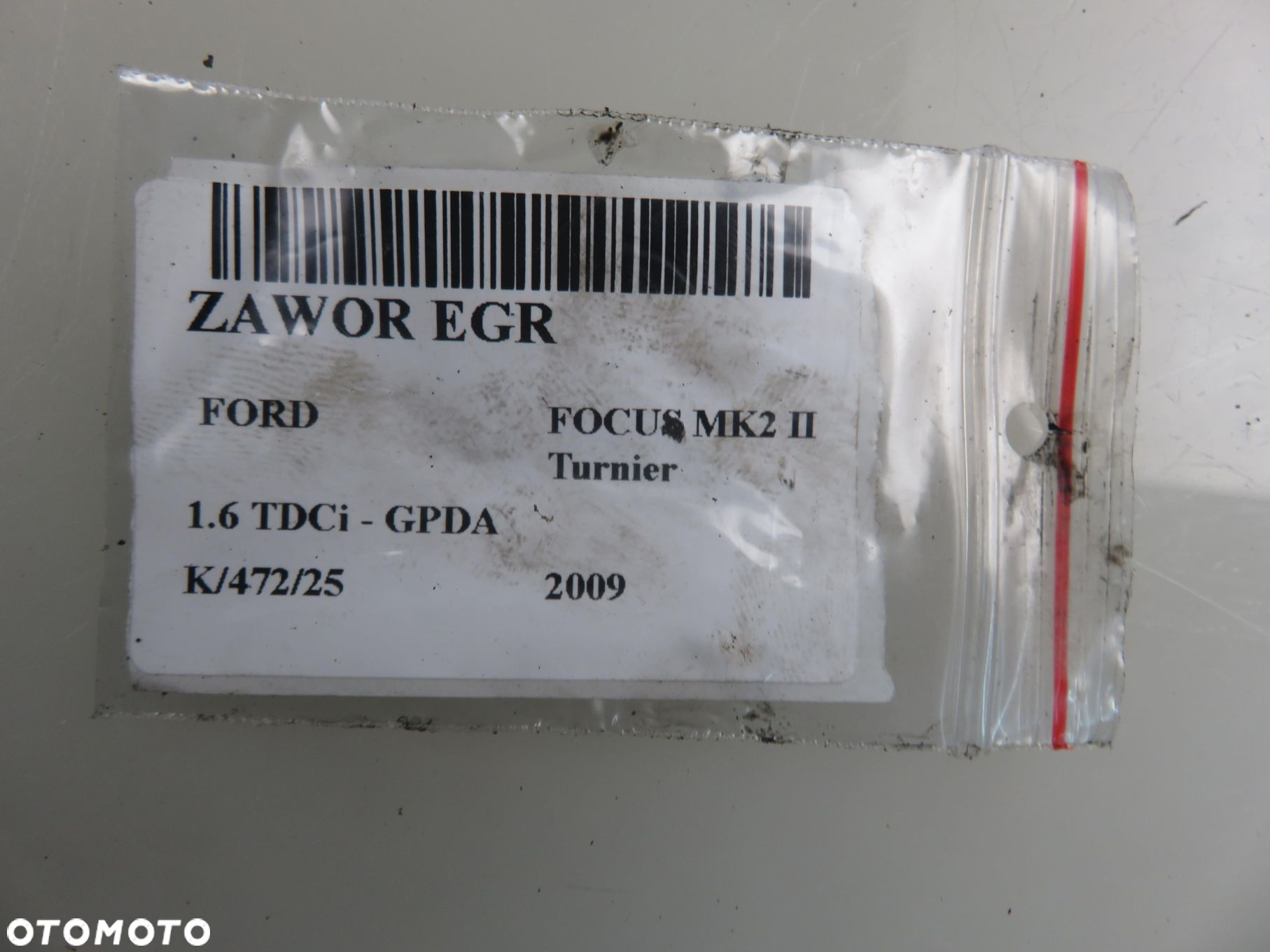 ZAWÓR EGR FORD FOCUS MK2 II Turnier 1.6 TDCi - GPDA 9672880080 V29006980 - 12