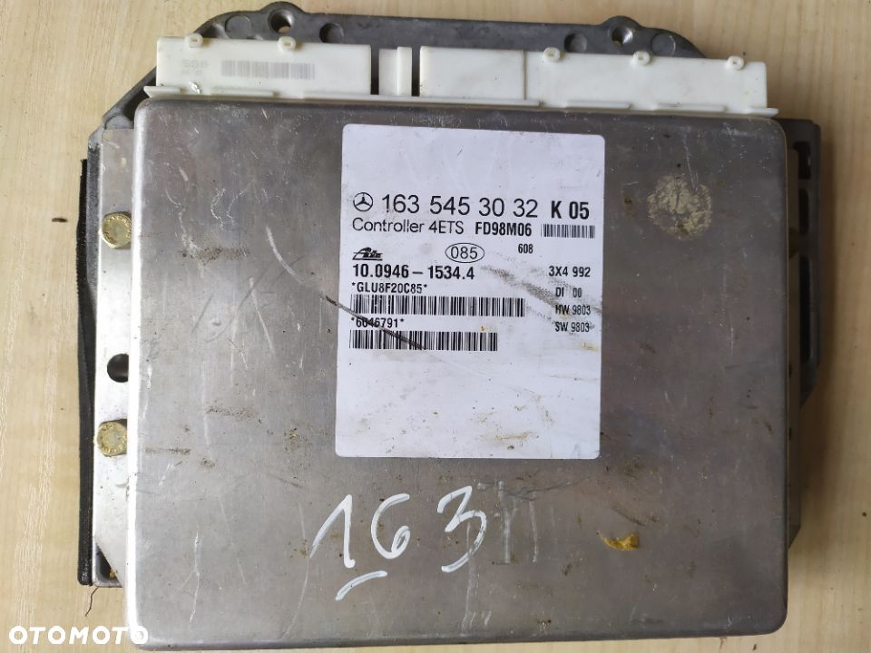 MERCEDES ML W163 STEROWNIK MODUŁ ETS A 1635453032 - 1
