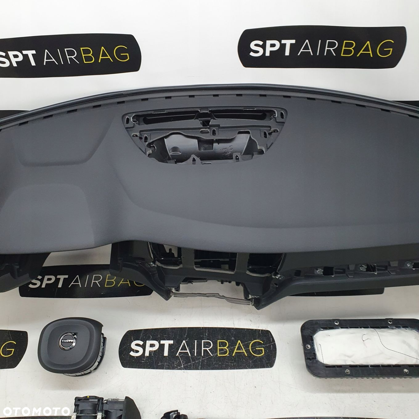 VOLVO V60 II 2 S60 III 3 DESKA ROZDZIELCZA KONSOLA KOKPIT PULPIT PODUSZKI AIRBAG AIR BAG PASY KIT SET - 3