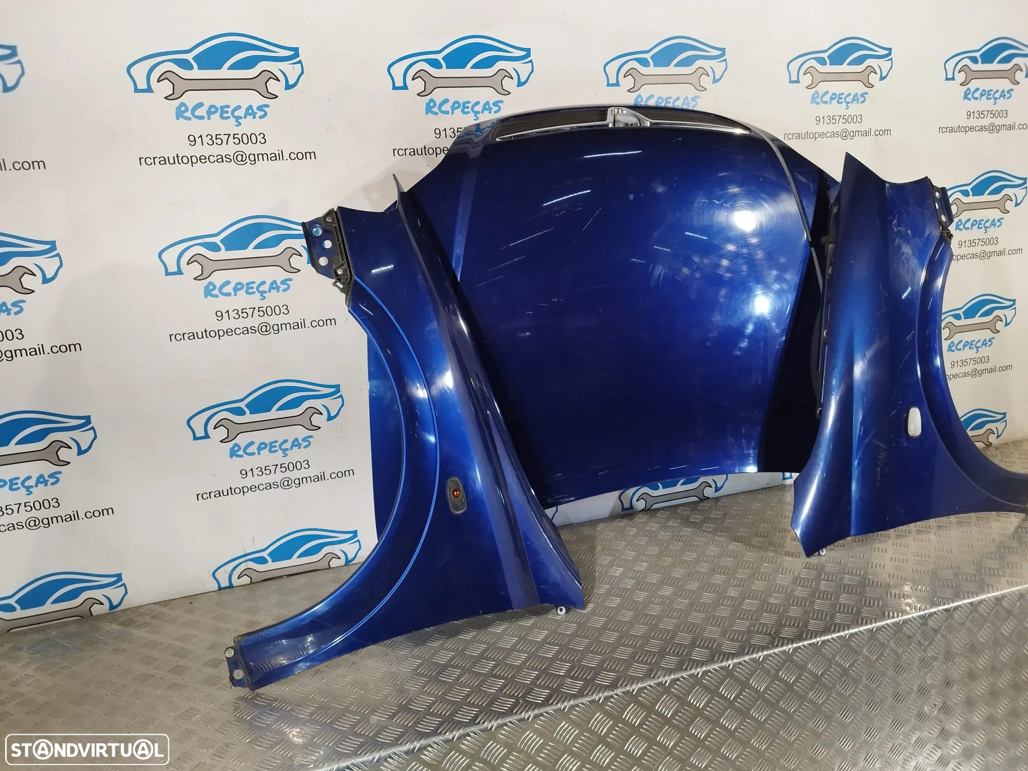 FRENTE COMPLETA OPEL ASTRA G T98 CAPOT PARACHOQUES GUARDA-LAMAS OTICAS FRENTE FIBRA RADIADOR VENTILADOR REFORÇO - 14