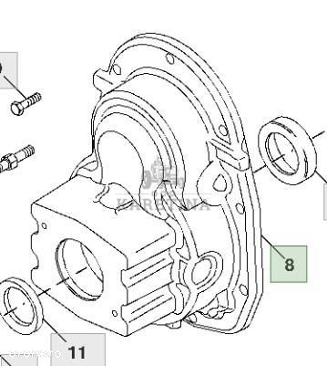 John Deere 8110 8210 8310 8410 Obudowa WOM CZĘŚCI R122905 - 1