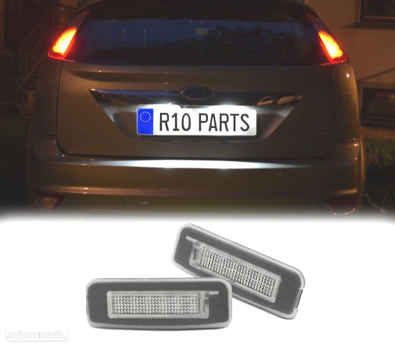 LUZES DE MATRICULA LED FORD FOCUS MK1 98-04 - 1