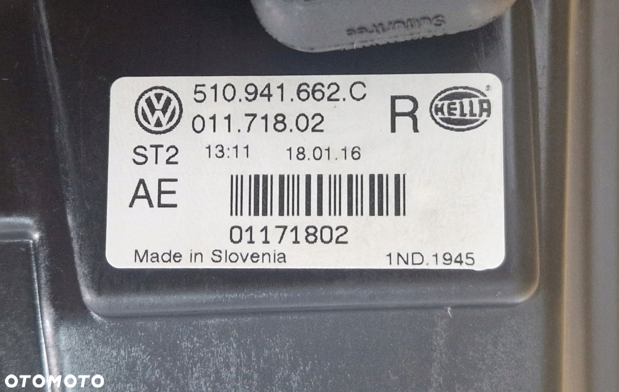 HALOGEN PRAWY PRZÓD VW GOLF SPORTSVAN IDEALNY ORYGINAŁ - 4