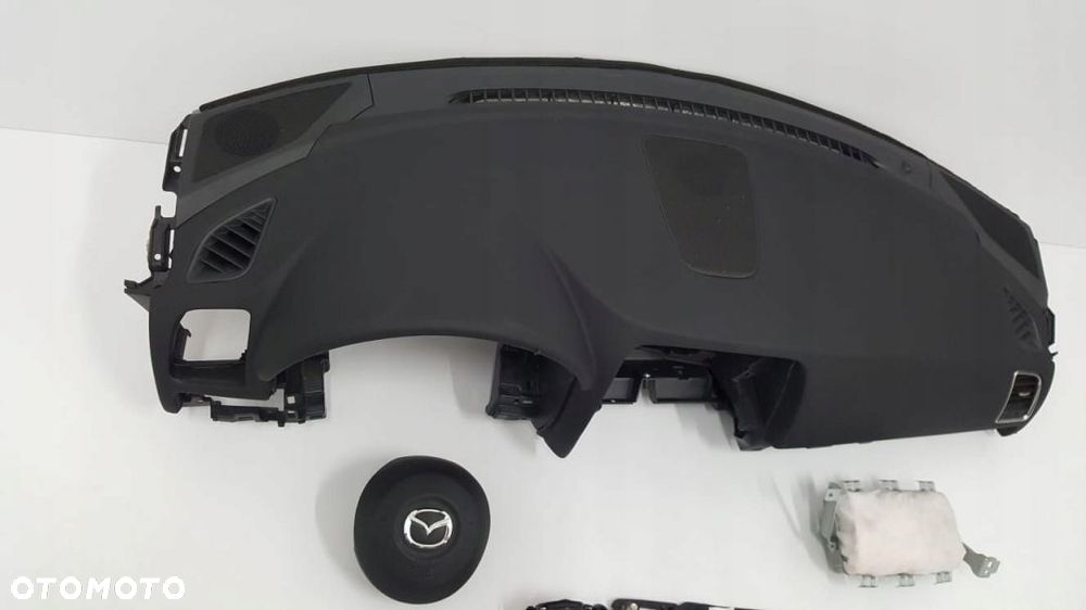 MAZDA CX5 DESKA ROZDZIELCZA KONSOLA KOKPIT PULPIT PODUSZKI AIRBAG AIR BAG PASY KIT SET - 2