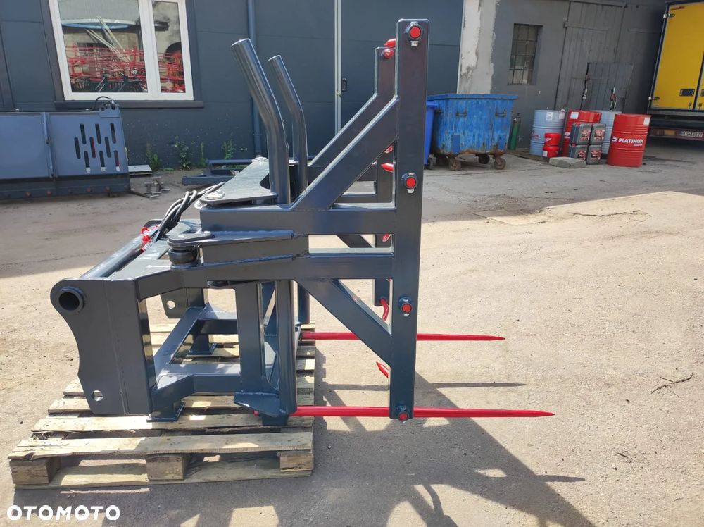 RATY! Chwytak do słomy, siana do ładowarek Manitou, JCB, Merlo, Schaffer, Kramer, Dieci - 7