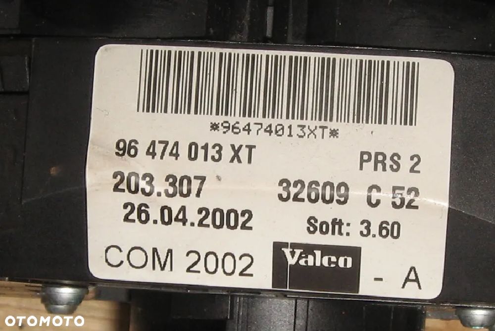 CITROEN C3 przełącznik świateł kierunków manetka 96474013XT - 2