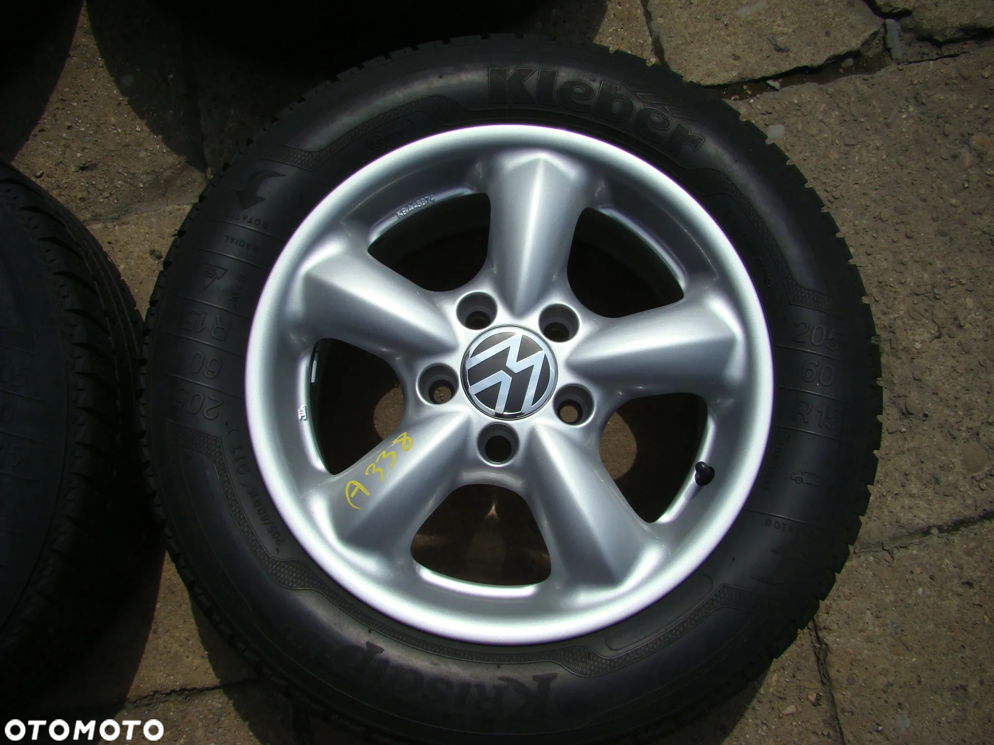 a338 5x112 VW Transporter Multivan Caravelle T4 Caddy Sharan 7jx15 Lato 205/60 - 2