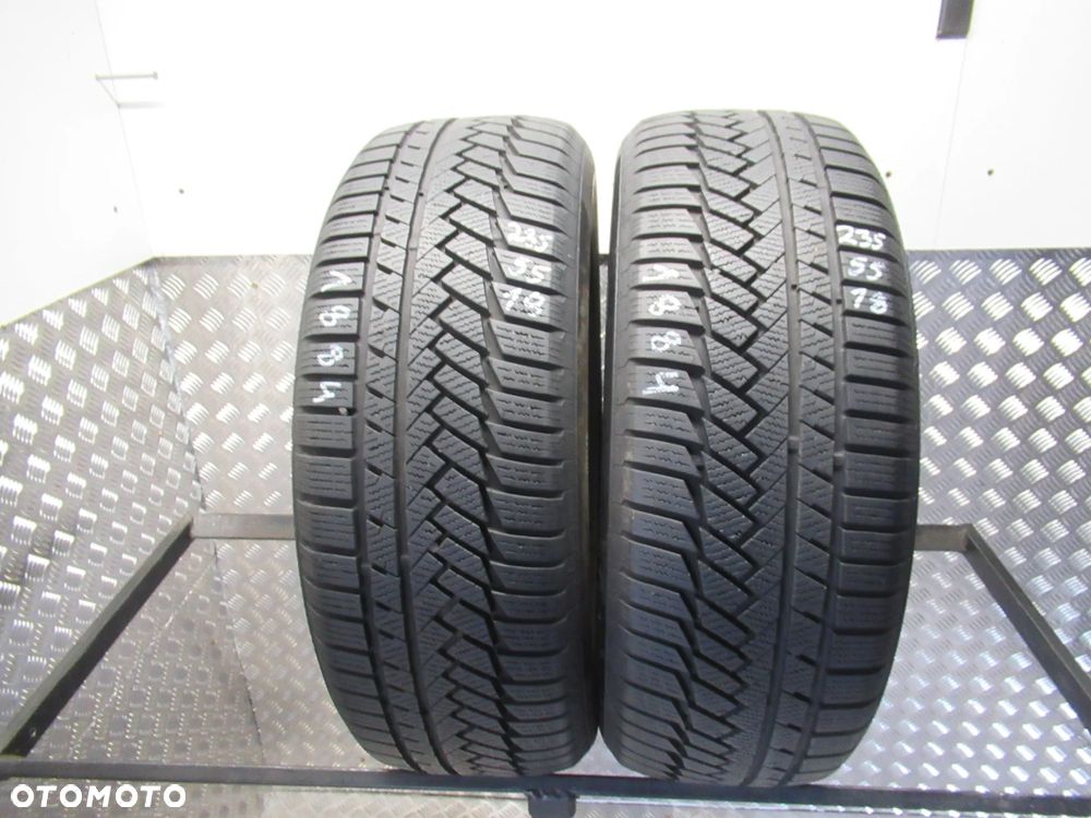 2x Continental WinterContact TS 850P 235/55/18 100H nr.1884 21rok - 1