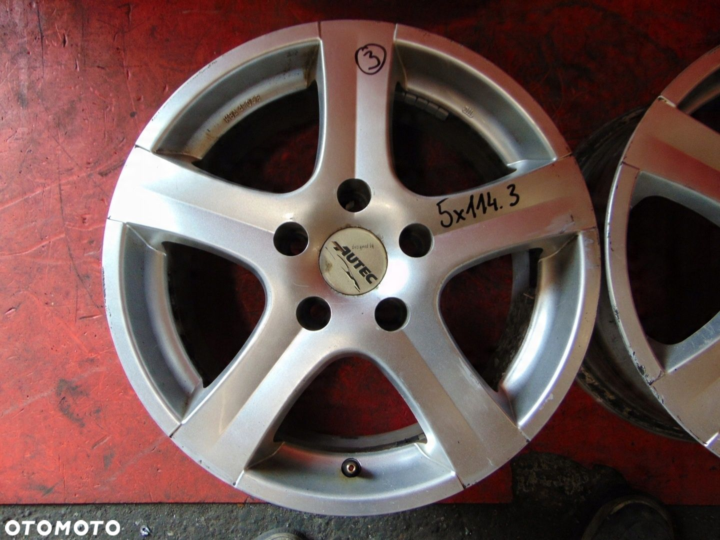 RENAULT MAZDA TOYOTA NISSAN FELGI ALUMINIOWE 16 AUTEC 5x114.3 7J ET38 - 7