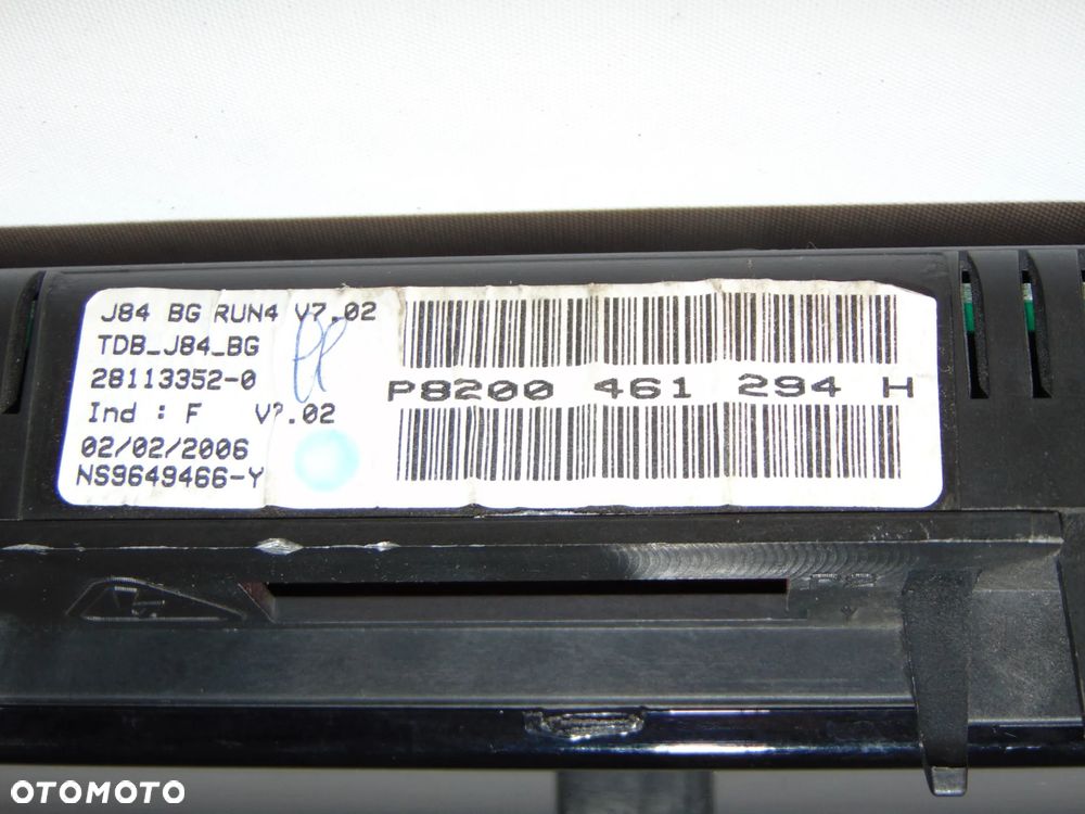 Licznik zegary wyświetlacz P8200461294H Renault Scenic 2 II Grand Scenic diesel 1.5 1.9 DCI 03-09r - 2