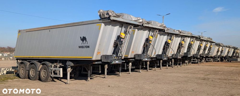 Wielton NW-3 / waga 6,2 t / poj. 38m3 / elek. dach / Teflon / 20 naczep r.2022 - 2