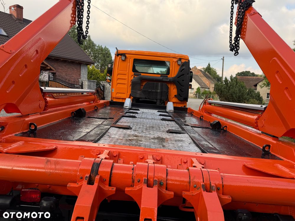 MAN TGM 18.340 / EURO 6 / MEILLER AK 12LT PILOT / bramowiec MULDA / KONTENER - 8