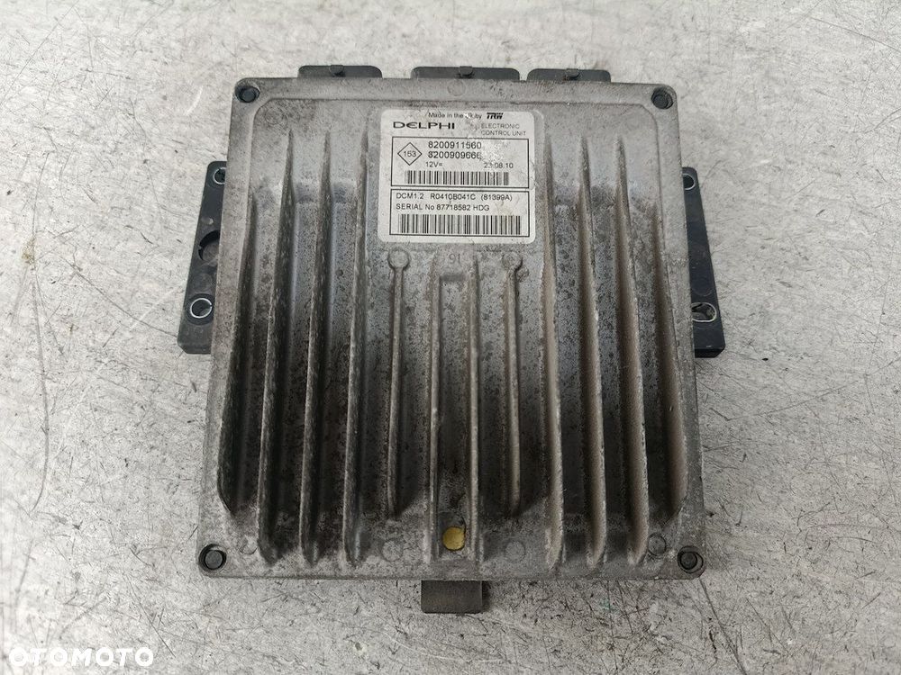 KOMPUTER, STEROWNIK RENAULT CLIO III FL 8200911560 1.5 DCI - 1