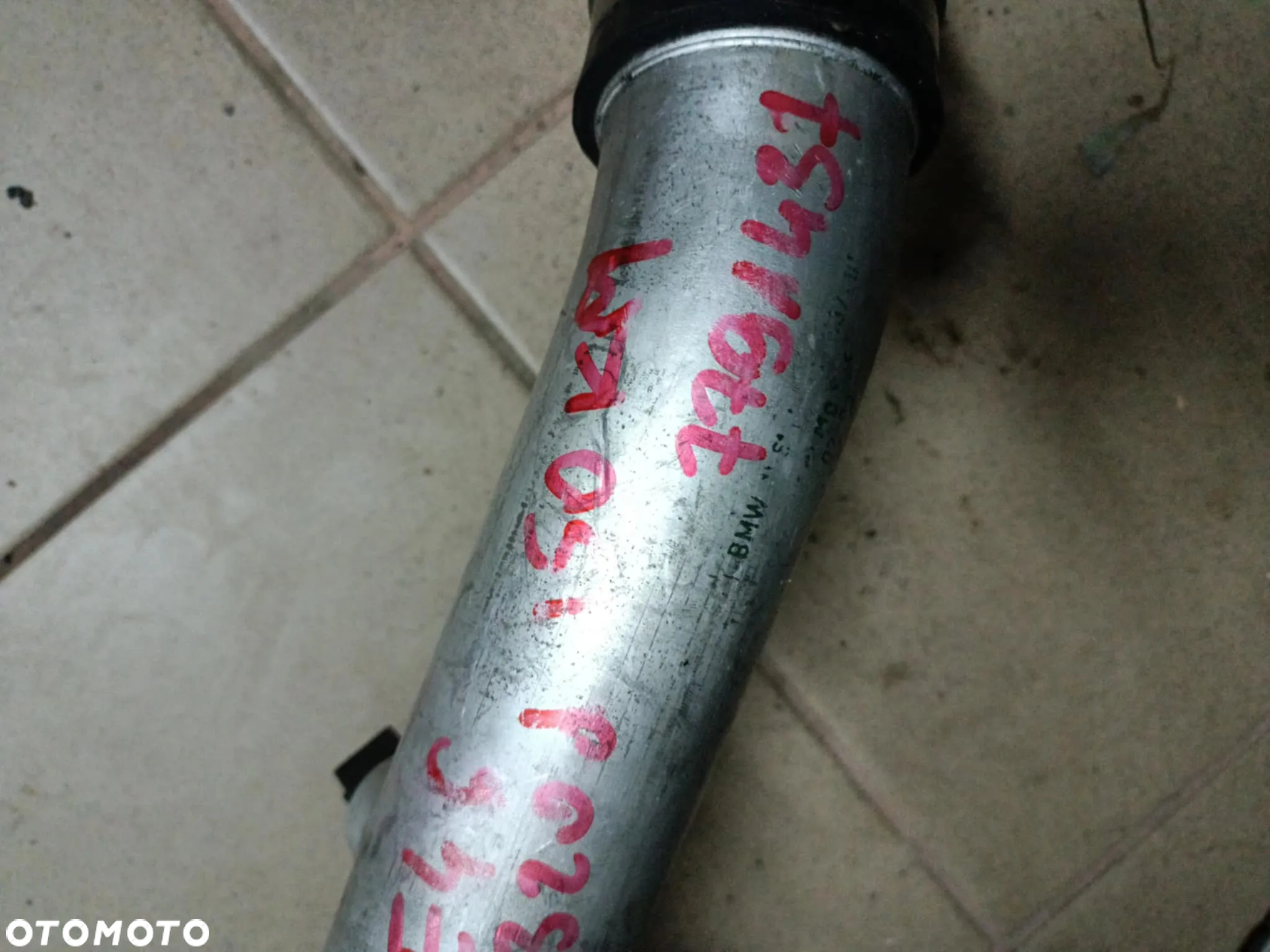 Przewód powietrza rura wąż intercoolera kolektora BMW E46 320d 150km Lift 7791437 - 2