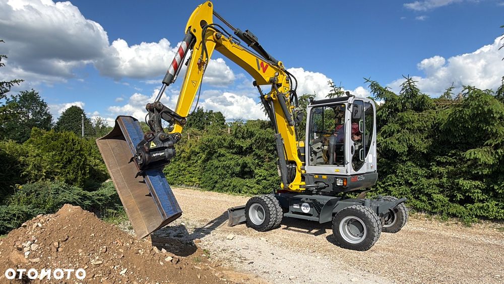 Wacker Neuson Koparka Kołowa 6 TON Wacker NEUSON 6503 -2 Pług Ramię Long 3 Łamane POWERTILT Lenhoff Klimatyzacja łyżki przedsiębierne MS03 6503 ew65 wiertnica  Takeuchi TB175W Yanmar B75W widły grabie - 1