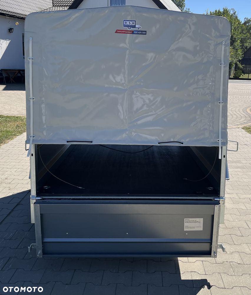 Niewiadów PRZYCZEPKA SAMOCHODOWABE7320U 2,05X1,22M, DMC: 750KG Z PLANDEKĄ H120CM - 12