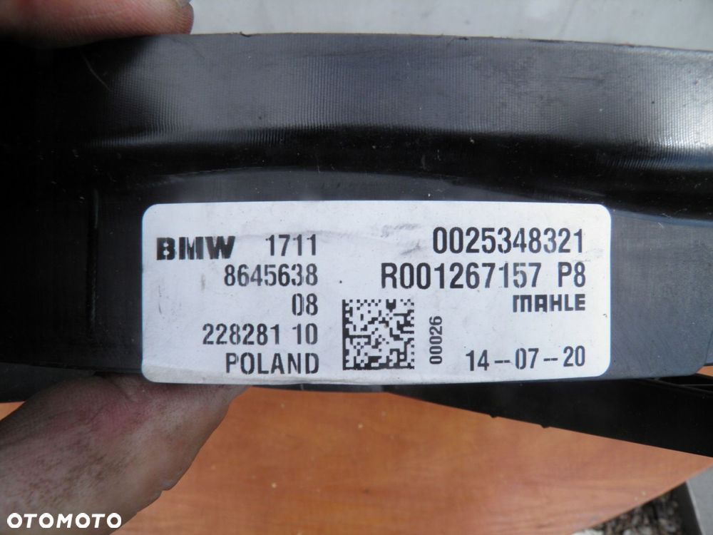 WENTYLATOR OBUDOWA WENTYLATORA BMW X1 F48 X2 F45 F46 8645638 17427617610 - 4