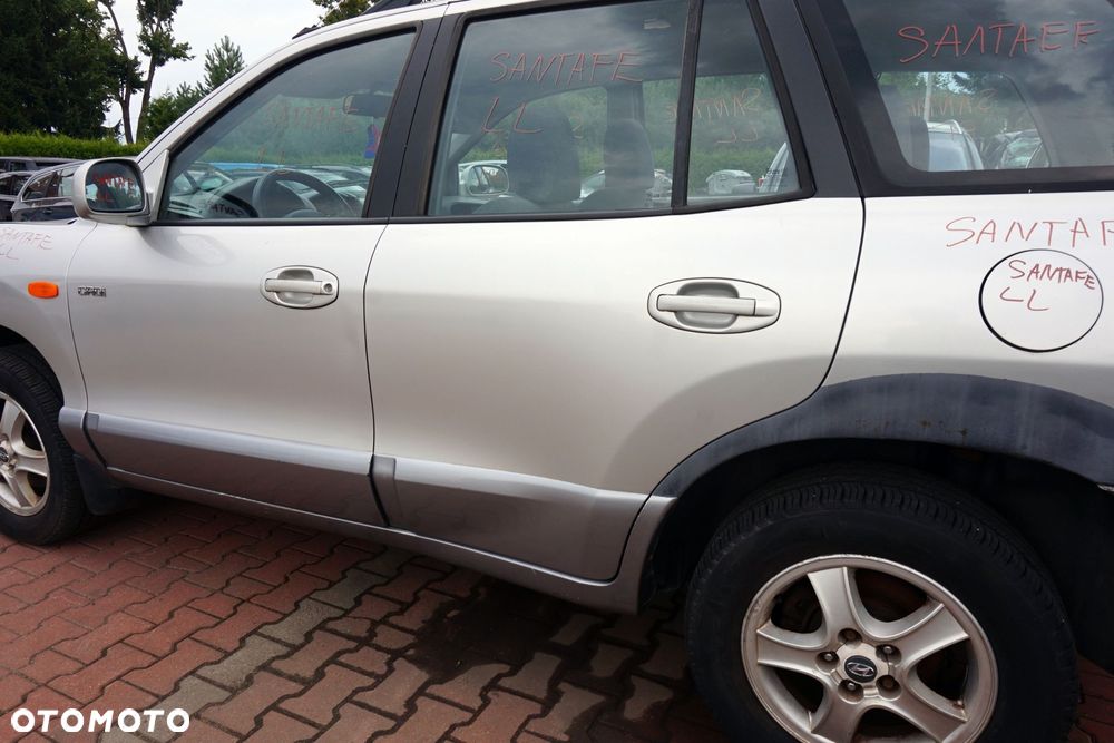 DRZWI TYLNE LEWE SANTA FE I SM LL  SREBRNY HYUNDAI 2000-2006 - 3