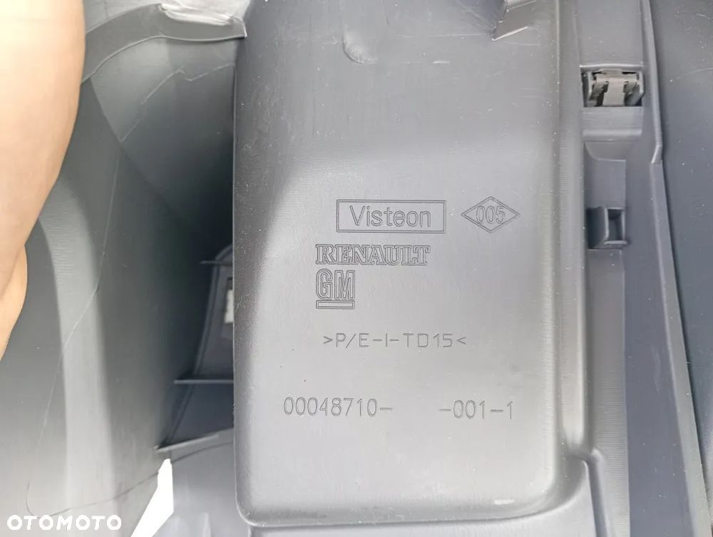 ramka środkowa konsoli półka opel vivaro a renault trafic ii nissan primastar lift 2010-2014 - 8