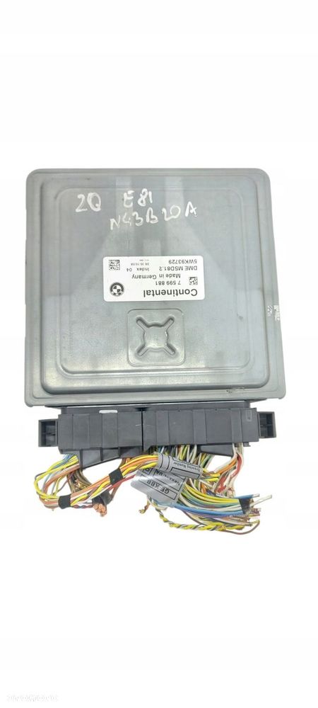 Bmw E81 E88 E90 E93 Komputer Sterownik Silnika N43B20A 7599881 - 1
