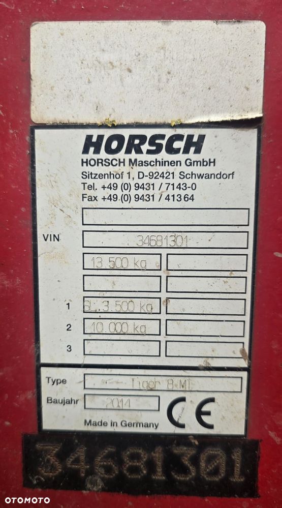 Horsch TIGER 8MT - 12