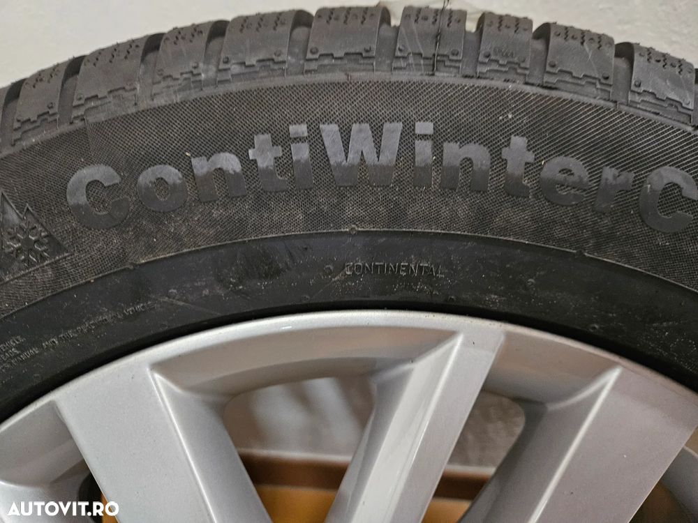 Jante Roti 19 Iarna VW Touareg Originale / Anvelope Iarna 255 55 R19 - 4