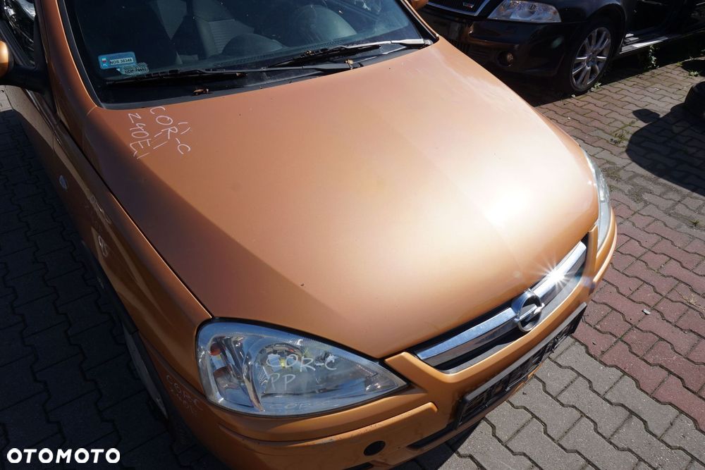 MASKA ZDERZAK BŁOTNIKI LAMPY CORSA C III Z40E  OPEL 1999-2003 ZŁOTY PRZÓD KOMPLETNY - 4