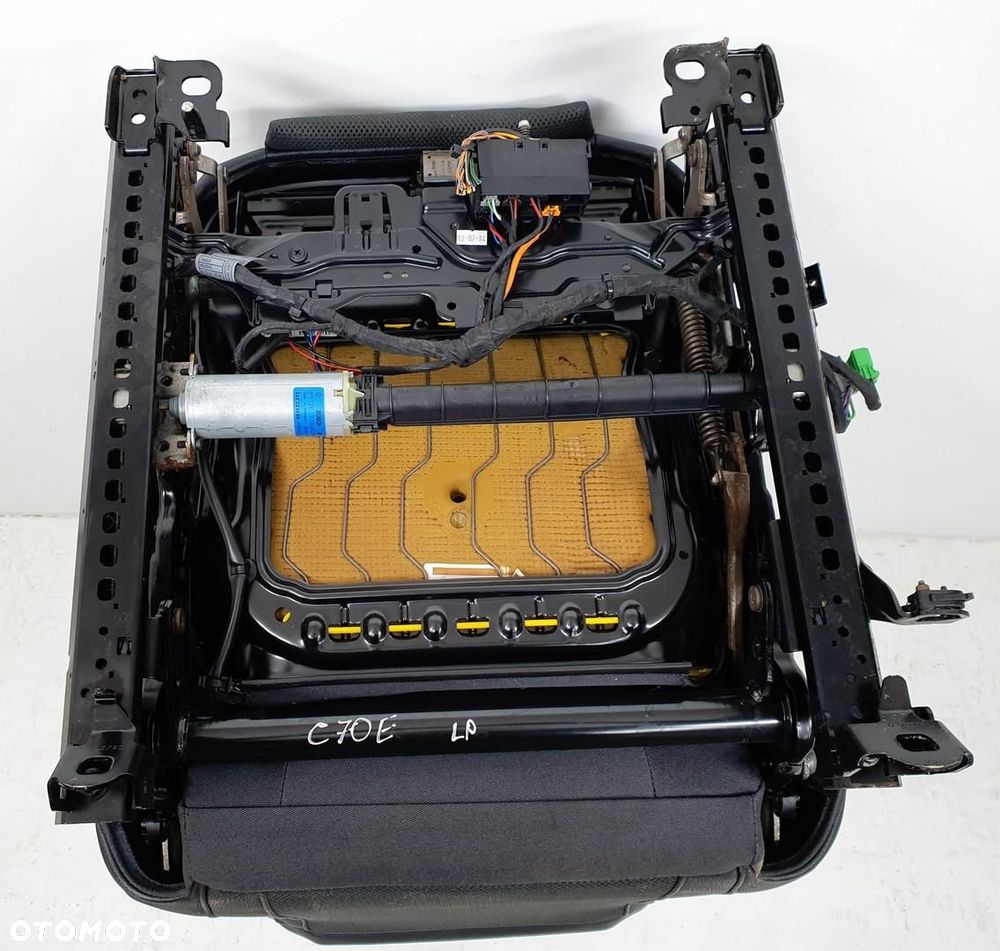 FOTEL LEWY PRZEDNI PRZÓD KIEROWCY SKÓRA GRZANY VOLVO C70 II EUROPA - 9