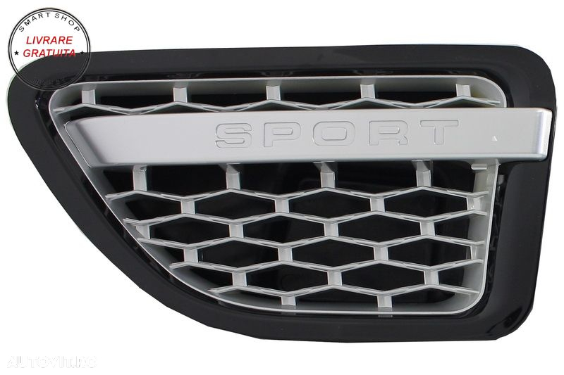 Ansamblu Grila Centrala si Grile Laterale Land Range Rover Sport L320 (2005-2008) - livrare gratuita - 6